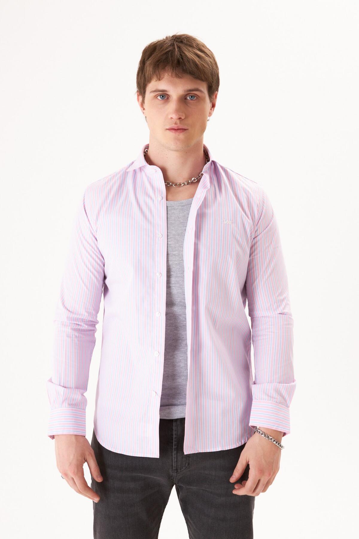 Camisa LS Slim Lines